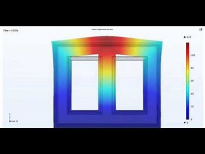 Comsol Transformer Circuit Magnetic Field Vibration Multi Physical Field Coupling Simulation