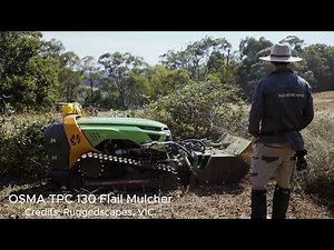 OSMA TPC 125 Flail Mulcher for Remote Controlled Mower