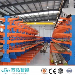 [Hot Item] Warehouse Storage Equipment Heavy Loading Steel Shelves Cantilever Pipe Racks