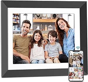FULLJA Dual-WiFi Digital Photo Frame - 11-inch 32GB 2K Smart Digital Picture Frame, Motion Sensor, Full Function, Sharing Photos and Videos via App/Email Instantly, Unlimited Cloud Storage