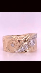 42K views · 683 reactions | Hand made, hand engraved, hand set custom gold diamond ring. #trendingreel #handengraver #tsimshian #tsmsyen #highend #goldjewelry #indigenous #diamond #diamonds #diamondring #blingbling #trend #popular #hummingbirdart #investment #HighEndJewelry #health #wealth #physicalassets #InvestInGold #wearableart #famous Alex Helin Jewelry | Alex Helin Jewelry | Facebook