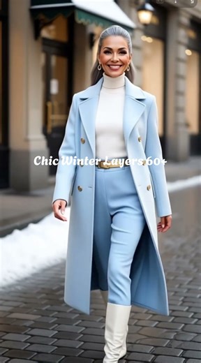 Fashionable Winter Layers for Women Over 60