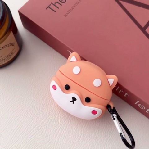 Cute Dog Case for Airpod 4 Case Cover 2024, Funny 3D Cartoon Kawaii Cool Cover with Cleaning Kit & Keychain for Airpod 4th Generation 2024 for Boys Girls Kids Teen, Corgi