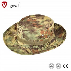 [Hot Item] Custom Camo Outdoor Hunting Tactical Boonie Bucket Hat for Men