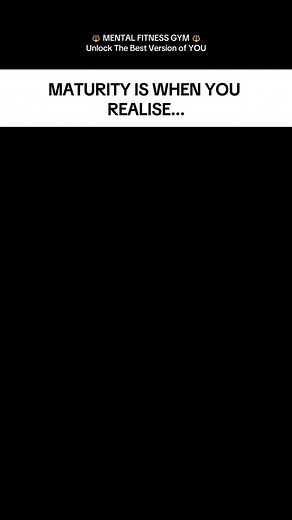 Maturity is when you realise ... #quotes #responsibility #inspiration #mindset #successful #maturity #facts | Joenard Carabot Olberos