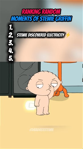 RANKING RANDOM MOMENTS OF STEWIE GRIFFIN
