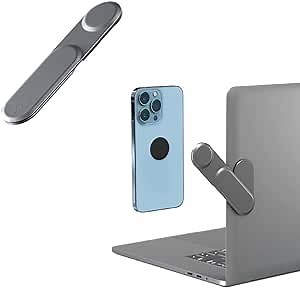 Rolling Square Edge Magnetic Phone Mount for Tablets and Monitors, Basalt Grey