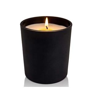 [Hot Item] Frosted Empty Wide Mouth Container Glass Candle Jars with Wood Lid