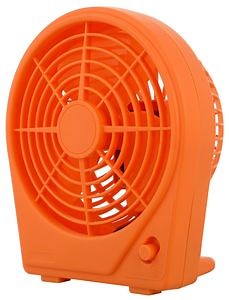 [Hot Item] Desktop Orange Portable Small Plastic Fan