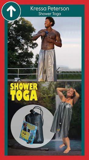 1.9K views | What Is the gift giving go-to for the inventor of Shower Toga (as seen on Shark Tank? | Grommet | Facebook