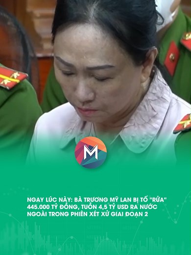 Ngay lúc này: Bà Trương Mỹ Lan bị tố