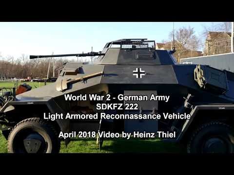Germany Army SDKFZ 222 Armored Recon Vehicle