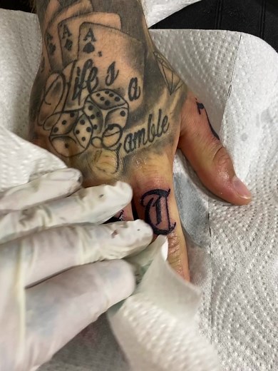 Creative Finger Tattoo Ideas for Men | Unique Number 7 Designs