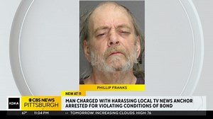 Man charged with harassing local TV news anchor arrested for violating conditions of bond