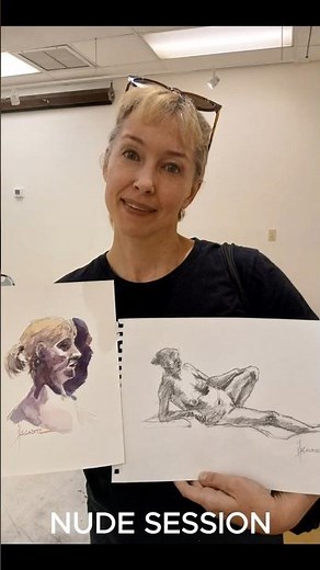 Amazing Art From a Live Model Session