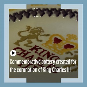 Items including mugs, plates and teapots are being made at Emma Bridgewater ceramics factory in Stoke-on-Trent, England. | The National