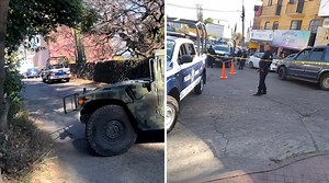 Muere un hombre y uno más es detenido tras persecución y balacera en Cuernavaca