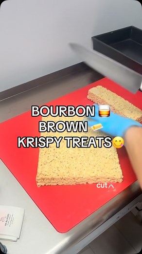 Our adult spin on the beloved childhood sweet 🤎🧈🥃 #anythingbutvanilla #48blocks #bourbon #krispytreats #gourmetsweets | 48 Blocks Fine Candy