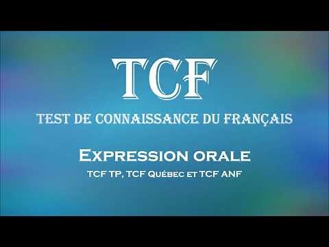 Tcf expression orale