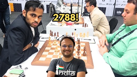 24K views · 345 reactions | We all know that Arjun is an excellent attacking player. But did you know he can play positional chess and endgames equally well? After all a world no.4 can of course do all of these things well. Check out this game where Arjun gives a beautiful endgame lesson to Rauf Mamedov at the FIDE Chess Olympiad 2024. Video: ChessBase India #Chess #ChessBaseIndia #ArjunErigaisi | ChessBase India | Facebook