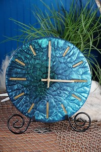 Blue / Green Colorshifting 12” Clock Designer Clock - Etsy