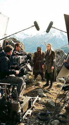 Behind the scenes Lord of the Rings 🎬 #lordoftherings #behindthescenes #cinema