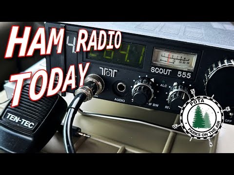 POTA Activation with a Ten Tec Scout 555 Transceiver at park US-2169 on both CW and SSB!