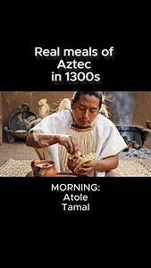 Morning in an Aztec home in the 1300s: a hot cup of atole (warm maize drink) and a fresh tamal fuel a day of work and ritual in central Mexico. This breakfast is based on colonial-era chronicles and modern research on traditional Mexica diets. #historyreels #aztec #aztechistory #mexicohistory #indigenoushistory #mesoamerica #historicalfood #foodhistory #atole #tamales #historyfacts #learnoninstagram #edutainment #socialstudies #historyteacher #historyclass #classroomresources #reelseducation #re