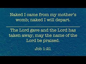 Naked I Came (Job 1:21 NIV) - memorize Scripture with Song!