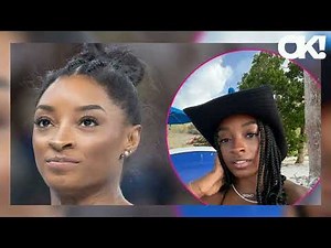 Simone Biles Shows Off Her Stunning Figure in Black String Bikini During Dreamy Vacation: Photos