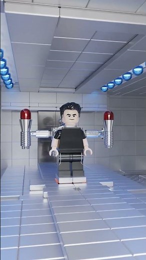 How LEGO minifigure cyborg is made #lego #legoanimation #animation #satisfying