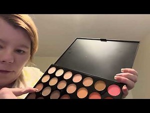 ASMR doing my own makeup with morphe 350 supernatural glow