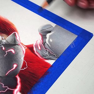 136K views · 8.2K reactions | Speed Drawing - Knuckles (Sonic 2 - O Filme) | Cleison Magalhães arts | Facebook