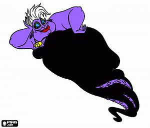 Ursula The Sexy coloring page, printable Ursula The Sexy