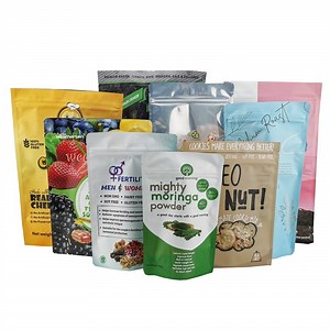 [Hot Item] Custom Food Packaging Packing Zip Lock Plastic Stand up Resealable Coffee Bags