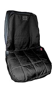 Emanuele Bianchi Design Petego Car Seat Pet Protector, Front, Black