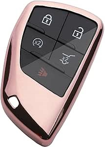 Key Fob Cover Compatible with GMC for Chevrolet for chevy for buick for Cadillac Smart Key