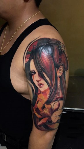 Raw video of this sleeve in progress..most parts are fully healed. @worldfamousink @world.tattoo.events @inkwipetattoo @sutuvangsupply @formybiotattoo @tattooneeds @salvetattooproducts | Ann Savage Tattoo