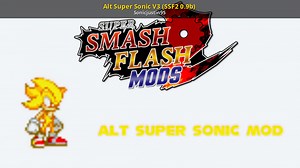 Alt Super Sonic V3 (SSF2 0.9b) Mod for Super Smash Flash 2 | SSF2 Mods