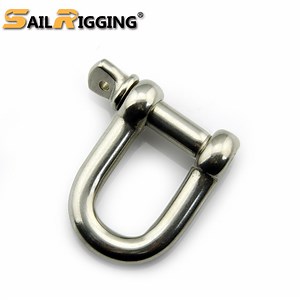 [Hot Item] JIS Shackle Stainless Steel JIS Type D Shackle Custom Stainless Steel Shackle 6mm 8mm 10mm 12mm 22mm Screw Pin Anchor Shackle Stainless Steel