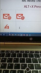 Email icon & written icon for ms word #msword