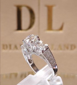 1.5K views · 82 reactions | A beautiful 0.98 carats on a dazzling solitaire  | Diamond Land | Facebook