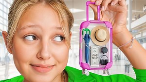 24 heures avec la plus petite valise du monde👗👜 Défi 😂
