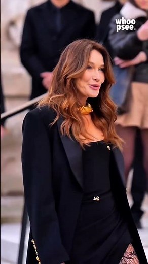 Italian-French model and singer Carla Bruni #hollywood #viralvideo #shorts