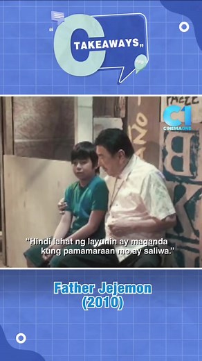 Mga matututunan natin kay Father Jejemon 💗Watch 'Father Jejemon' sa #CinemaOne ngayong February 3, 3PM! Available on Sky Cable Ch 56, Cignal Ch 45, GSat Ch 14, & other provincial cable operators.#fyp #foryou #tiktok #usethissound #filmclips #viral #pinoycomedy #comedy #ABSCBN #pinoydrama #oldfilms #romcom | Cinema One