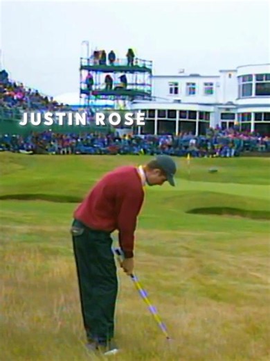 Justin Rose Last Shot As An Amateur 1998 Open