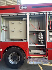 [Hot Item] Water Truck Aluminum Customized Rotating Storage Rack Frame