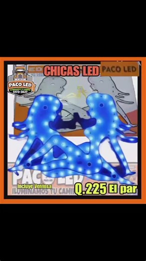📛📛Chicas Led conexion Directa 12v 225 el par "ILUMINAMOS TU CAMINO CON LOS PRECIOS MAS JUSTOS DEL MERCADO " Estamos ubicados en av del cementerio 26-78 zona 3 ciudad capital WhatsApp 51994793 Realizamos envíos a todos los departamentos | Paco Led