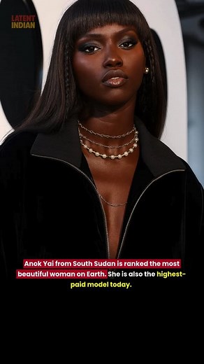 Latent Indian | A South Sudanese model, called the most beautiful woman on Earth, charges $15,000 an hour for shoots. Her rare dark beauty makes her one of... | Instagram