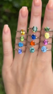 Who said sapphires only come in blue? 🤔🔍 Sapphires are found in nearly every color of the rainbow—from soft pastels to bold, bright colors. Each one is uniquely beautiful, and one-of-a-kind 🌈✨ Find Your Color™ on our website! #FindYourColor #Sapphire #Gems #EngagementRings #Jewelry #Gemstones #Sapphires #SapphireEngagementRing | Earth's Treasury
